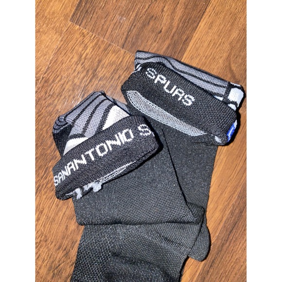 Nike Elite Quick Crew NBA San‎ Antonio Spurs Socks Men's Size Large SX5454-100 - Picture 2 of 4